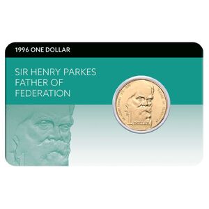 Sir Henry Parkes Father of Federation 1996 $1 Coin Pack (Downies)