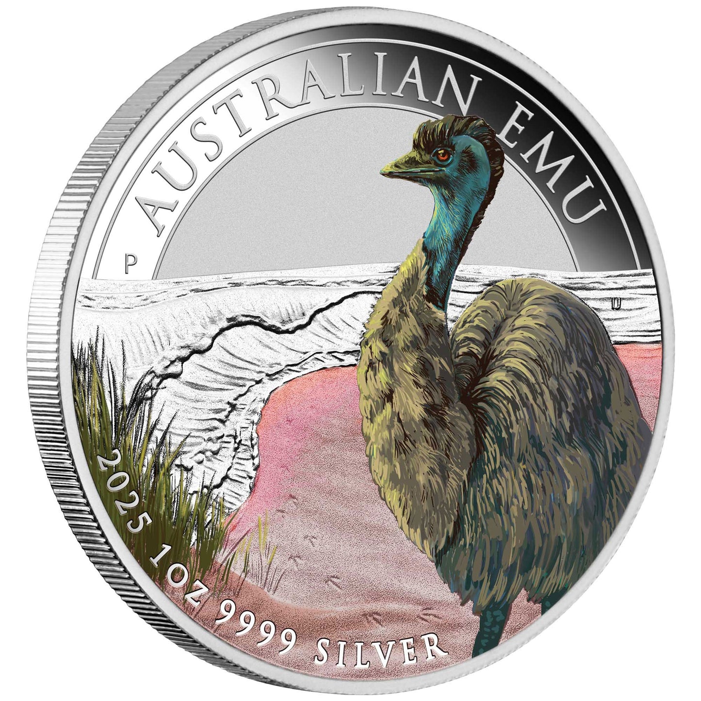 Australian Emu 2025 1oz Silver Coloured Coin