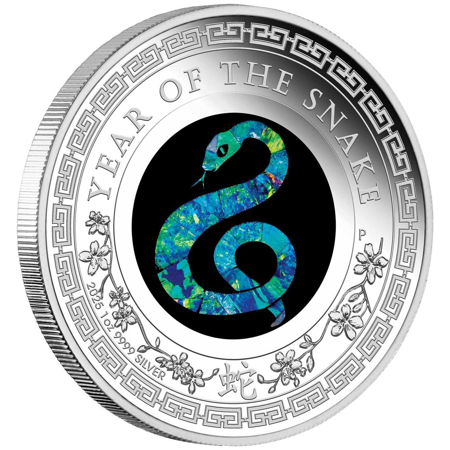 Australian Opal Lunar Series 2025 Year of the Snake 1oz Silver Proof Coin