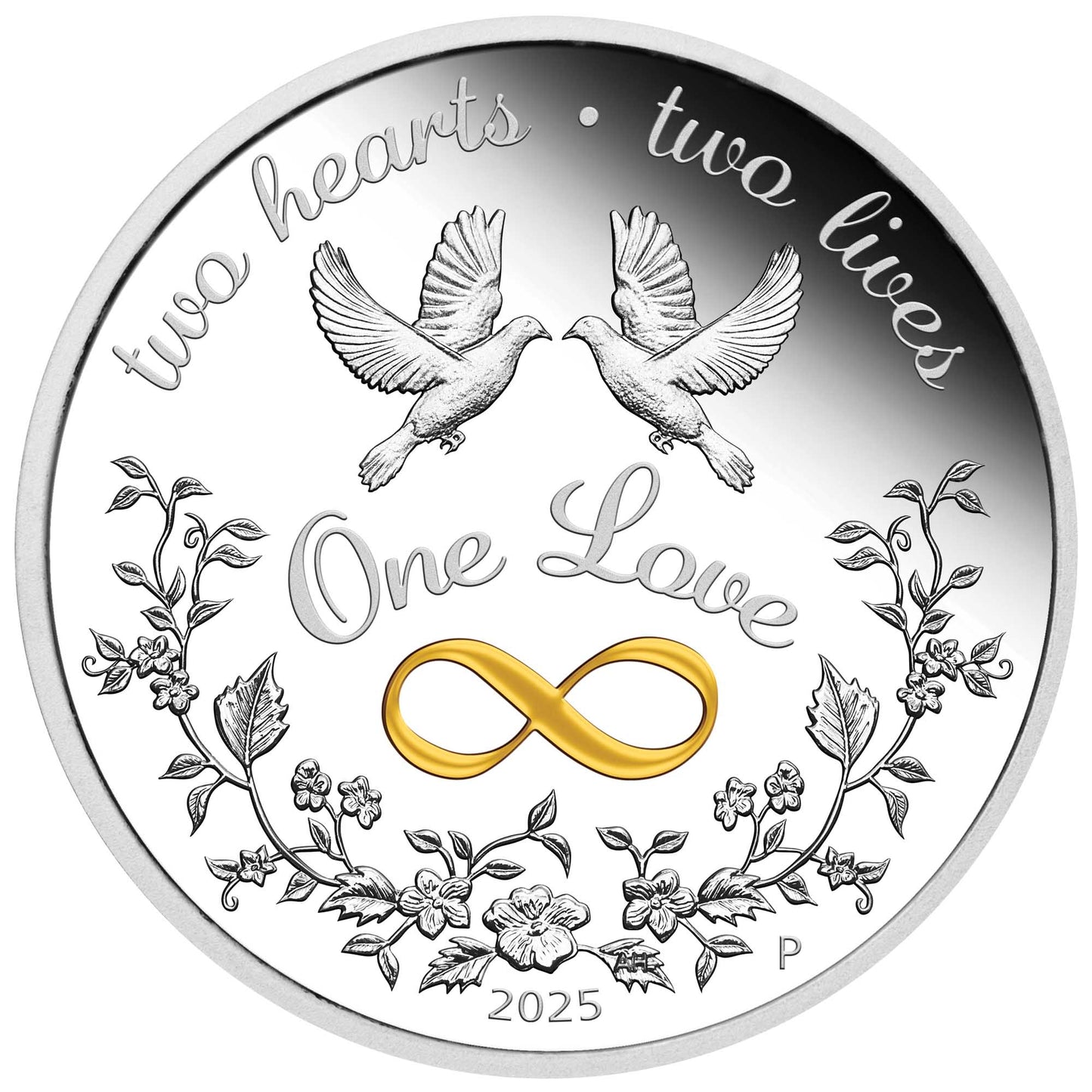 One Love 2025 1oz Silver Proof Coloured Coin