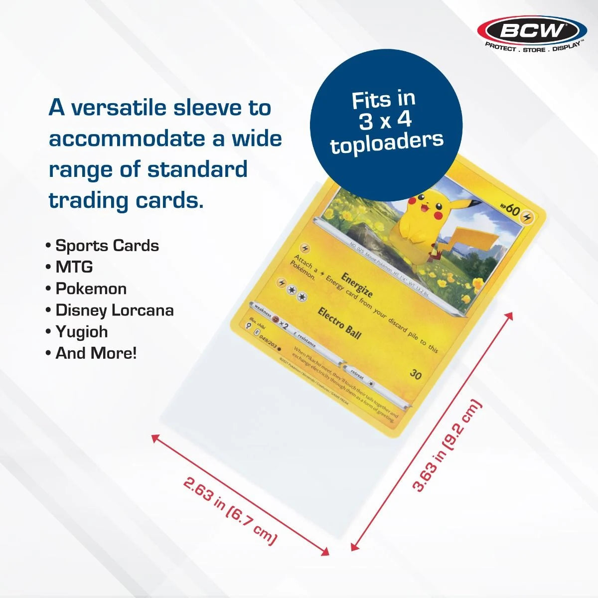 Card Sleeves - Standard 100pc (BCW)