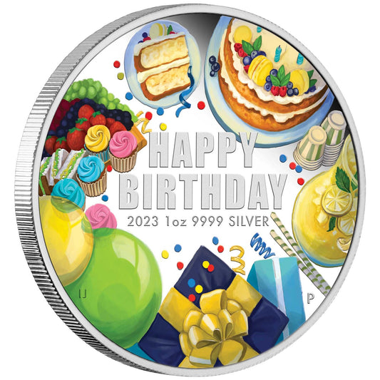 Happy Birthday 2023 1oz Silver Proof Coin