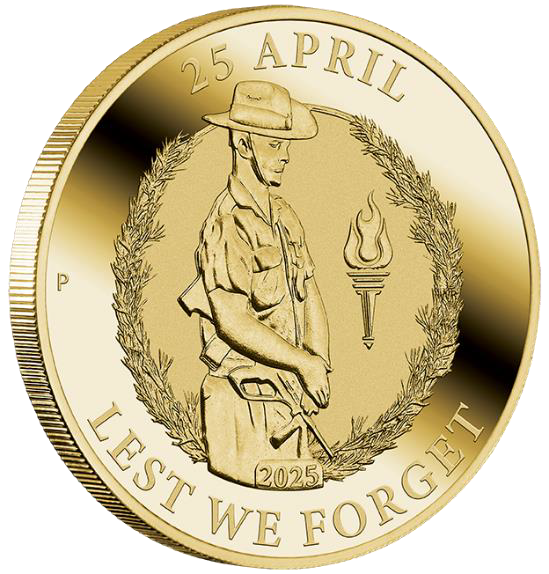 ANZAC Day 2025 $1 Coin in Card