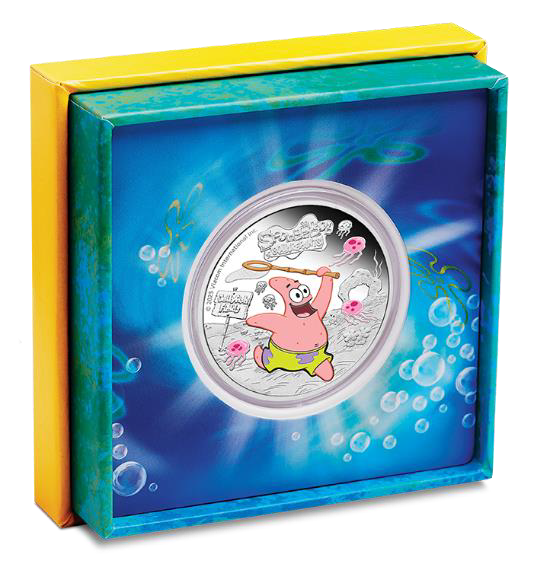 SpongeBob SquarePants - Patrick Star - 2025 1oz Silver Proof Coloured Coin