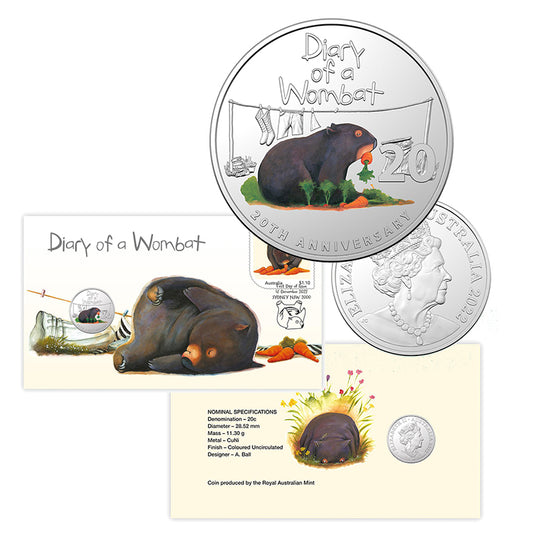 Diary of a Wombat 2022 20c RAM PNC