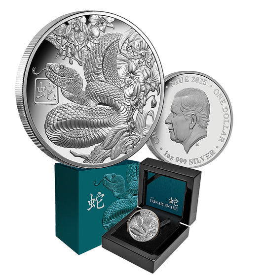 Lunar Snake 2025 1oz Silver Proof Coin