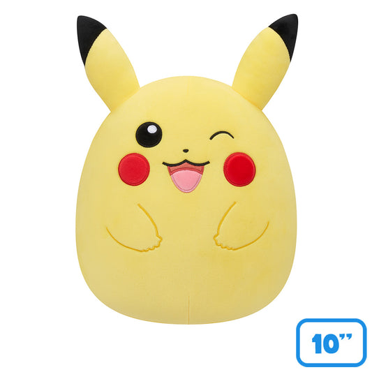 Squishmallow Pokemon Pikachu Winking 10″ Plush