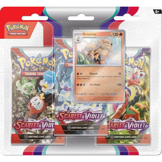 Scarlet & Violet - Three Booster Blister Pack (Pokemon TCG)