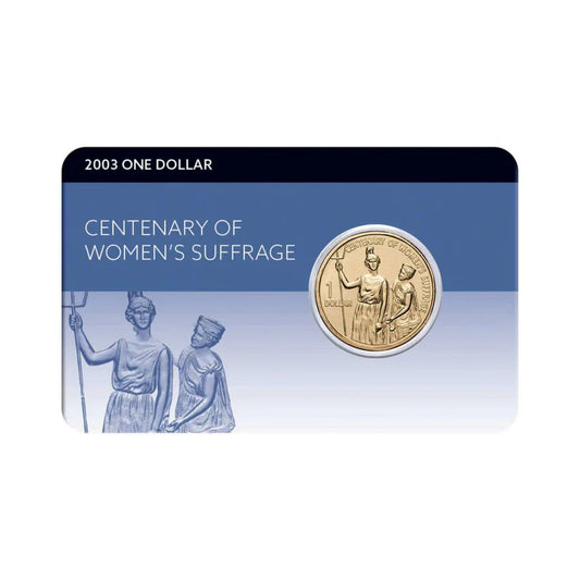 2003 $1 Centenary of Women's Suffrage Coin Pack