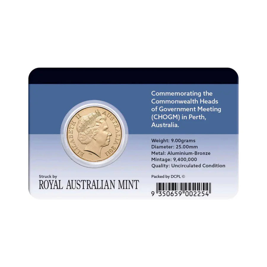 2011 $1 CHOGM Perth Western Australia Coin Pack