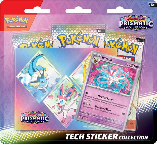 Scarlet & Violet 8.5 Prismatic Evolutions Tech Sticker Collection