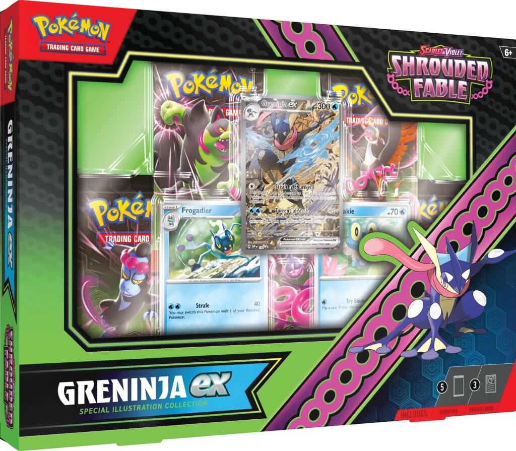 Kingdra/Greninja ex Special Collection - Shrouded Fable (Scarlet & Violet) - Pokemon TCG