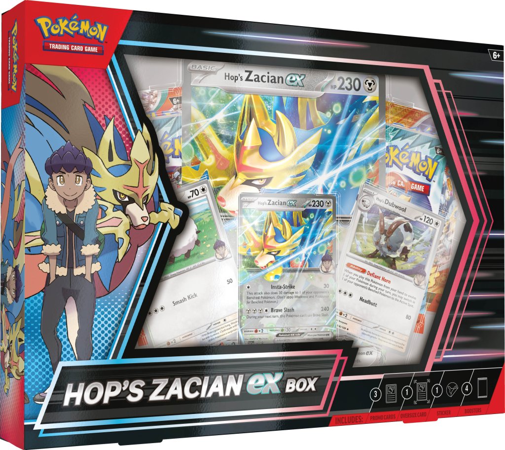 Hop's Zacian ex Box (Pokemon TCG)