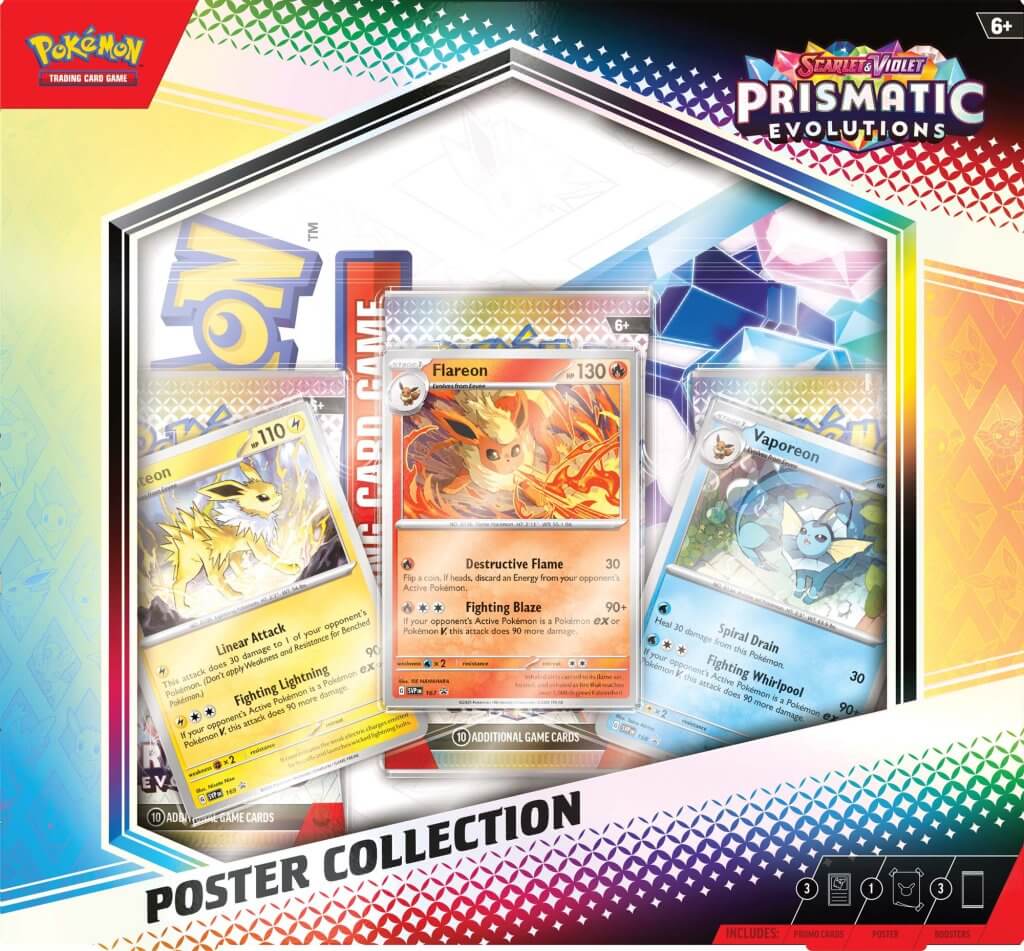 Scarlet & Violet 8.5 Prismatic Evolutions Poster Collection (Pokemon TCG)