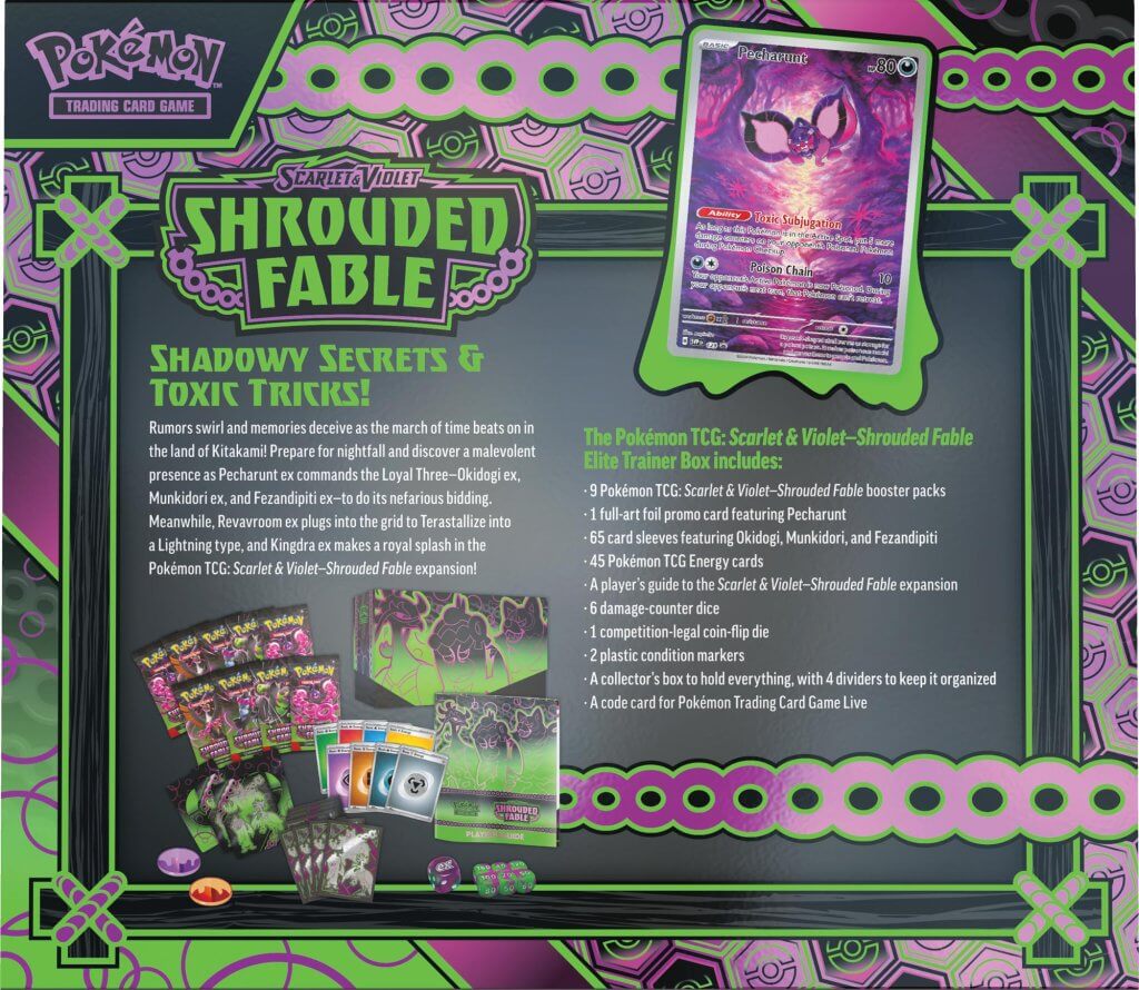 Shrouded Fable (Scarlet & Violet) Elite Trainer Box (ETB) - Pokemon TCG