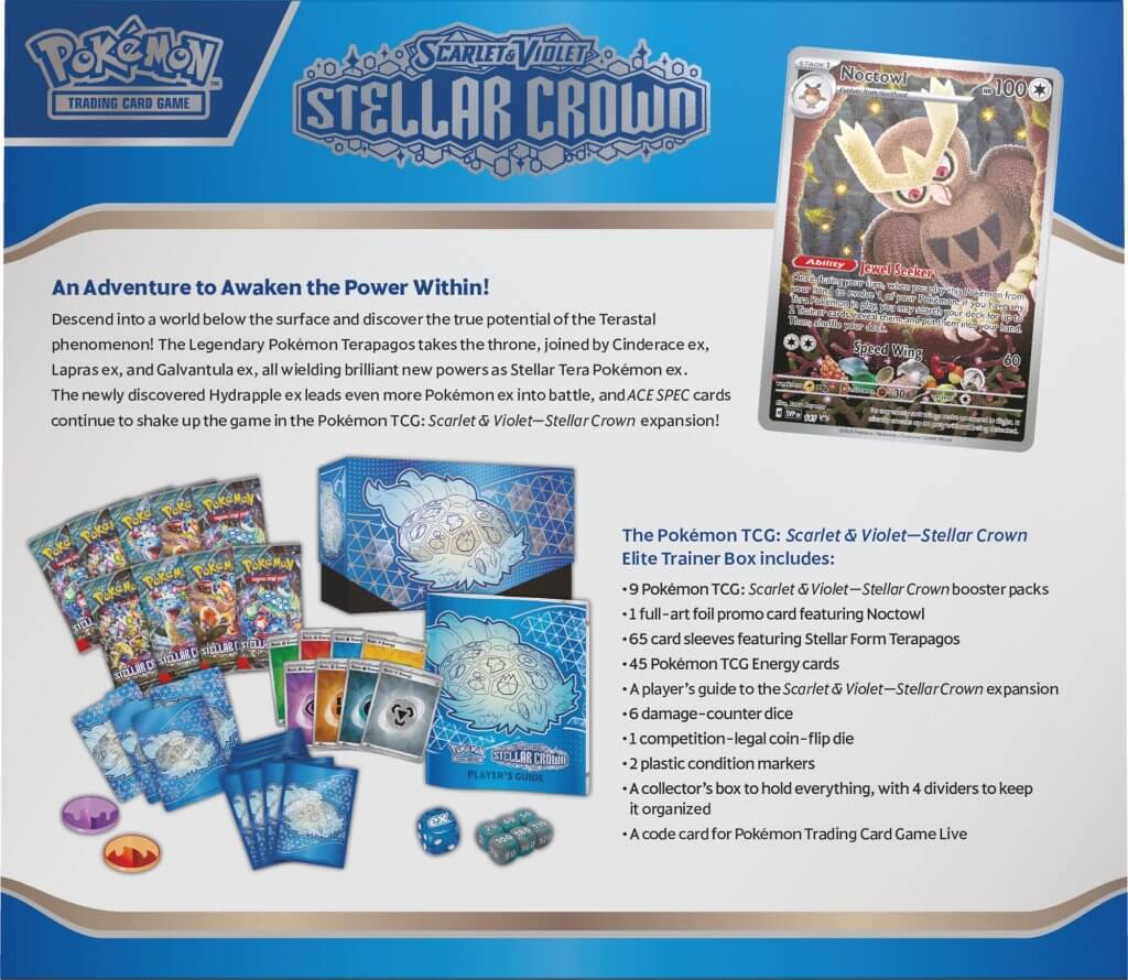 Stellar Crown Elite Trainer Box (ETB) - Pokemon TCG