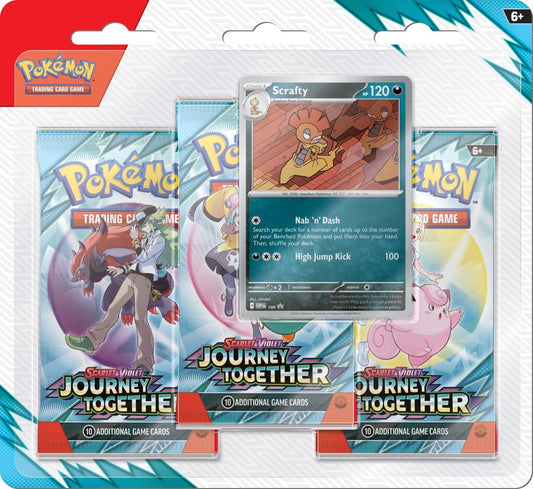 Scarlet & Violet 9 Journey Together Three Booster Blister (Pokemon TCG)