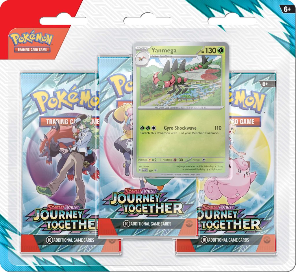 Scarlet & Violet 9 Journey Together Three Booster Blister (Pokemon TCG)