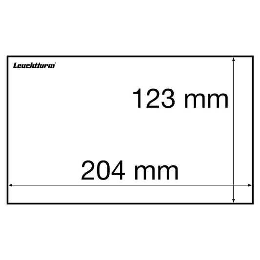 Banknote Sleeves (BASIC) | 204 x 123mm | Pk of 50