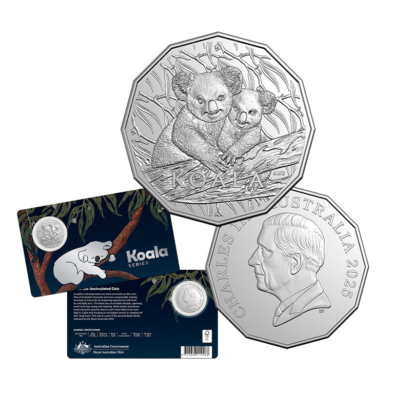 Koala Series 2025 50c Uncirculated Coin