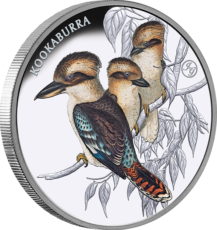 Birds of Australia 2025 $1 Kookaburra 1oz Silver Proof Coin (with John Gould Privy Mark)