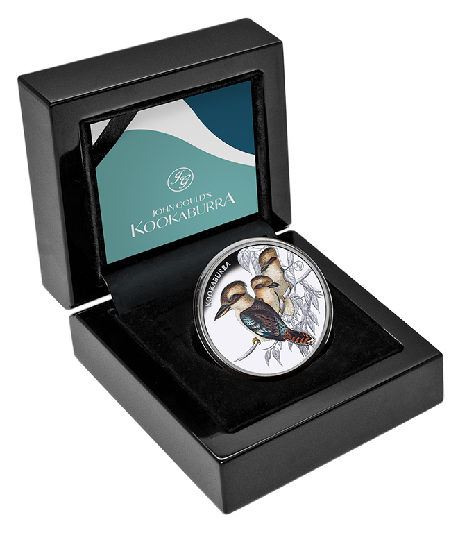 Birds of Australia 2025 $1 Kookaburra 1oz Silver Proof Coin (with John Gould Privy Mark)