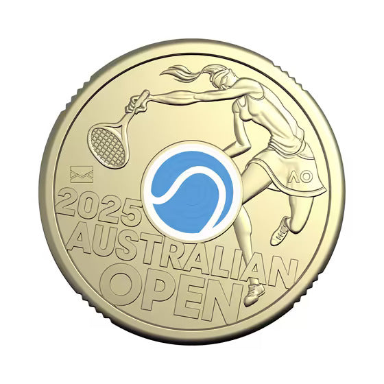 2025 Women’s Australian Open $2 Privy Mark Coin in Folder (Sealed)